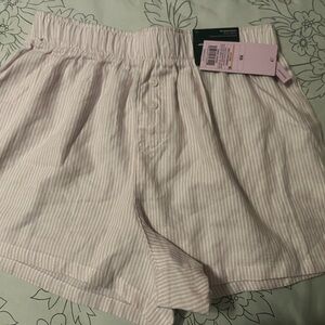 Wild Fable Pink Striped Pajama Shorts